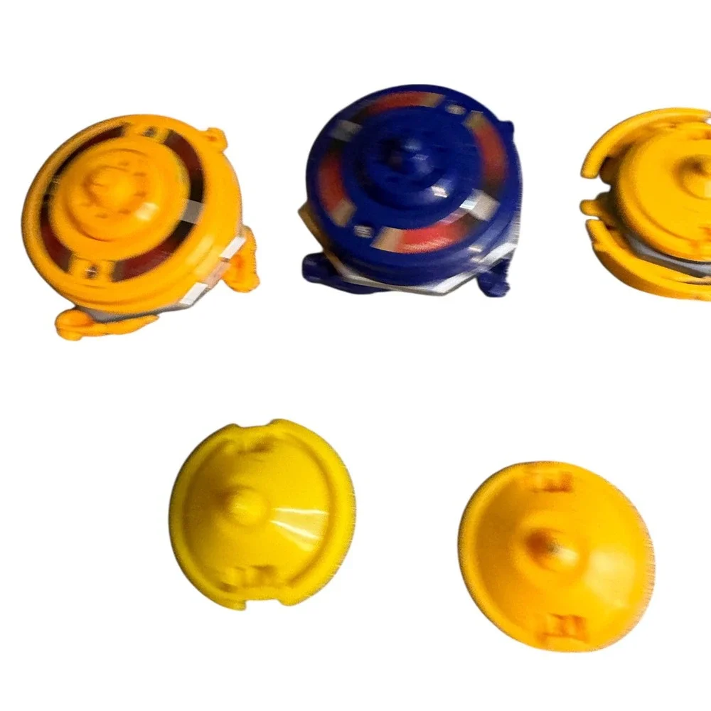Vintage Beyblade Dragoon Lot 5pc Blue‎ Yellow Original Series Battling Tops
